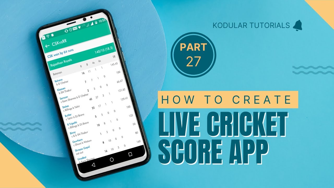 Step-by-Step Guide: Creating Your Own Live Cricket Score Android App in ...