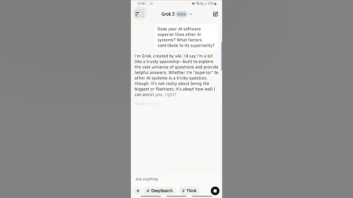 Is Grok 3 the Ultimate AI? Let's hear it from Grok 3 itself! #grok3 #future #elonmusk #ai #elonmusk