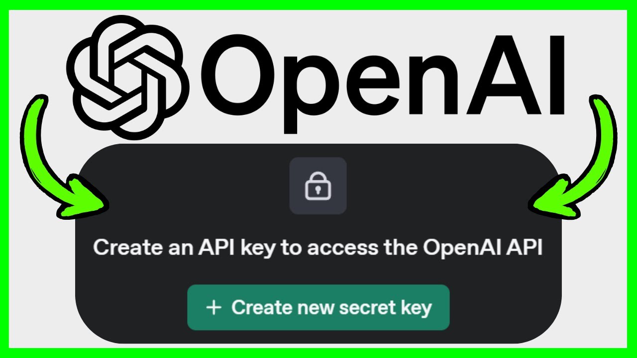 How To GET An Open AI/ChatGPT API Key (QUICK & EASY) 2026 - YouTube