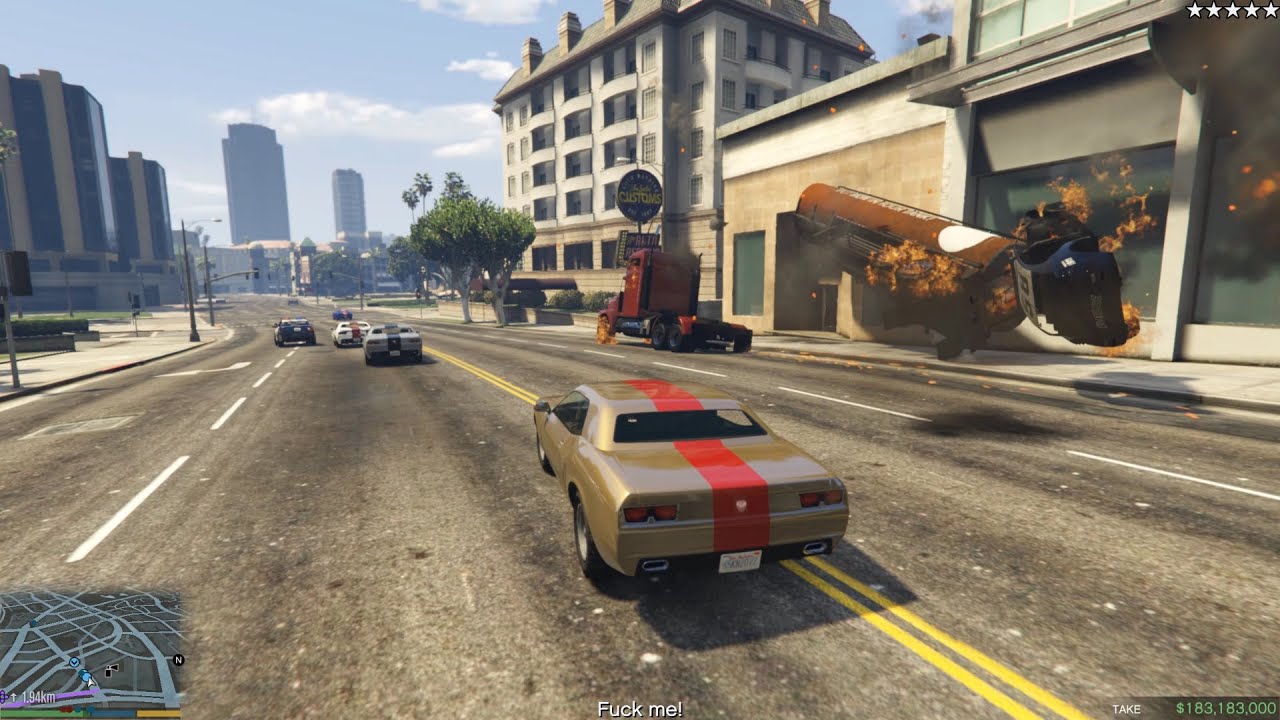 GTA V "The big score" (approach A) YouTube