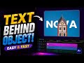 How to Make Text Go Behind Objects in Premiere | Nova Design 