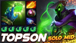 Topson Rubick - SOLO MID - Dota 2 Pro Gameplay [Watch & Learn]