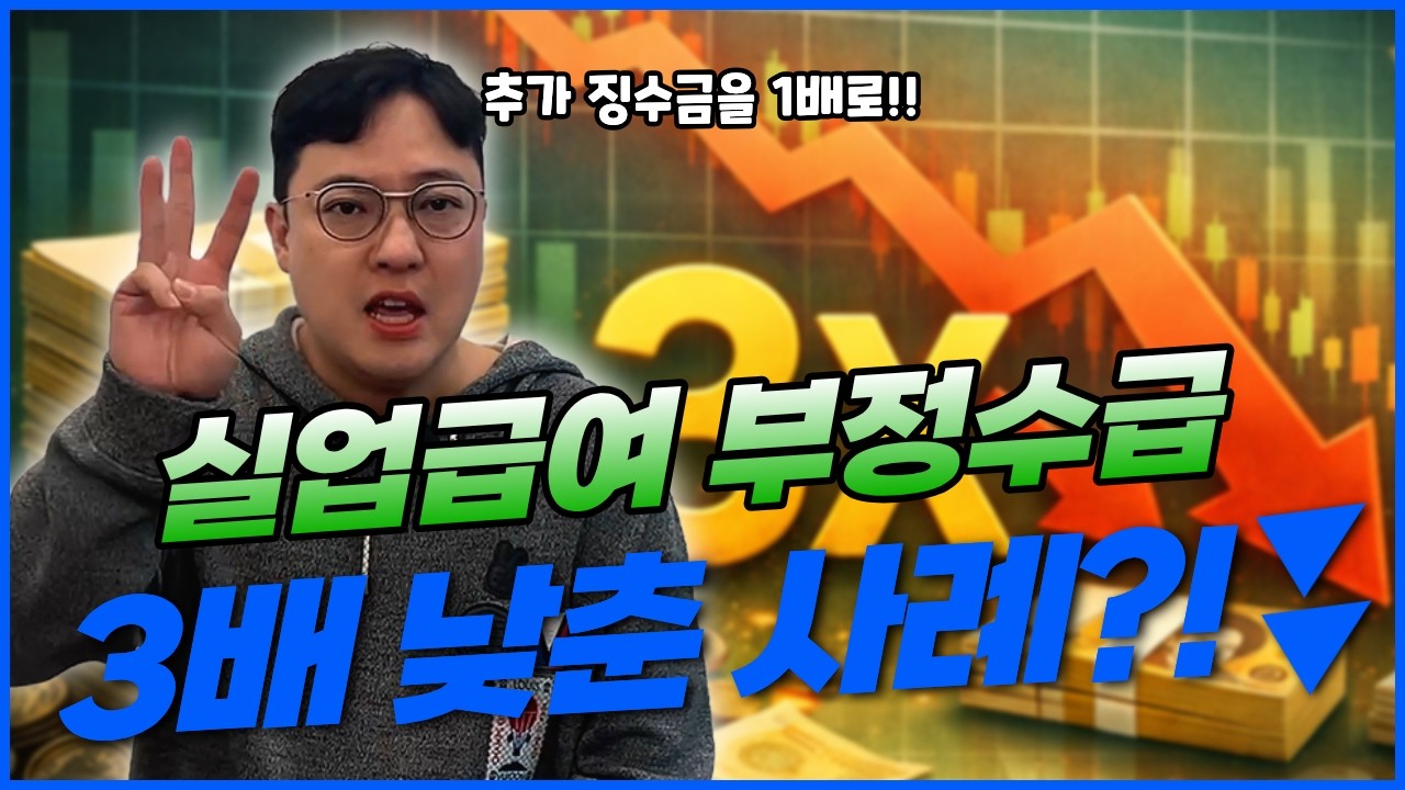 실업급여 부정수급 추징금 3배를 낮춘 사례