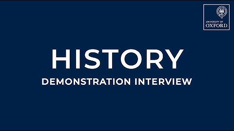 History Demonstration Interview
