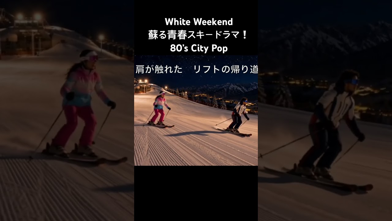 White Weekend ホワイトウィークエンド　青春スキードラマ #citypop #japanesecitypop