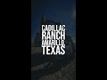 Drone Footage of Cadillac Ranch in Amarillo, Texas
