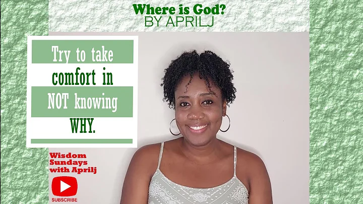 WHERE IS GOD? | April Johnson
