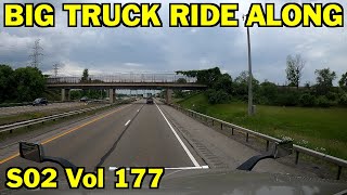 BIG TRUCK RIDE ALONG S02 VOL 177 - Heading Through Buffalo NY