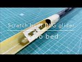 Scratch built DLG glider -Servo bed-
