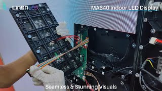 MA640 LED Display - Easy Cabinet Assembly & Bracket Installation