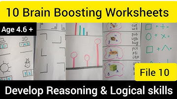 10 Brain boosting worksheets/develop reasoning & logical thinking/file 10
