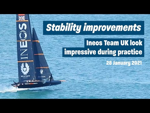 Impressive stability - Ineos Team UK practice session