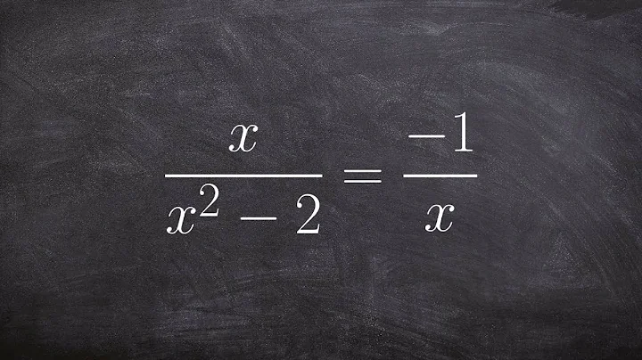 Solving a rational Equation