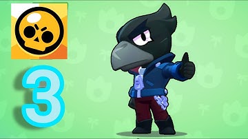 Brawl Stars - Gameplay Walkthrough - Crow Toxic Assassin - Part 3 (IOS, Android)