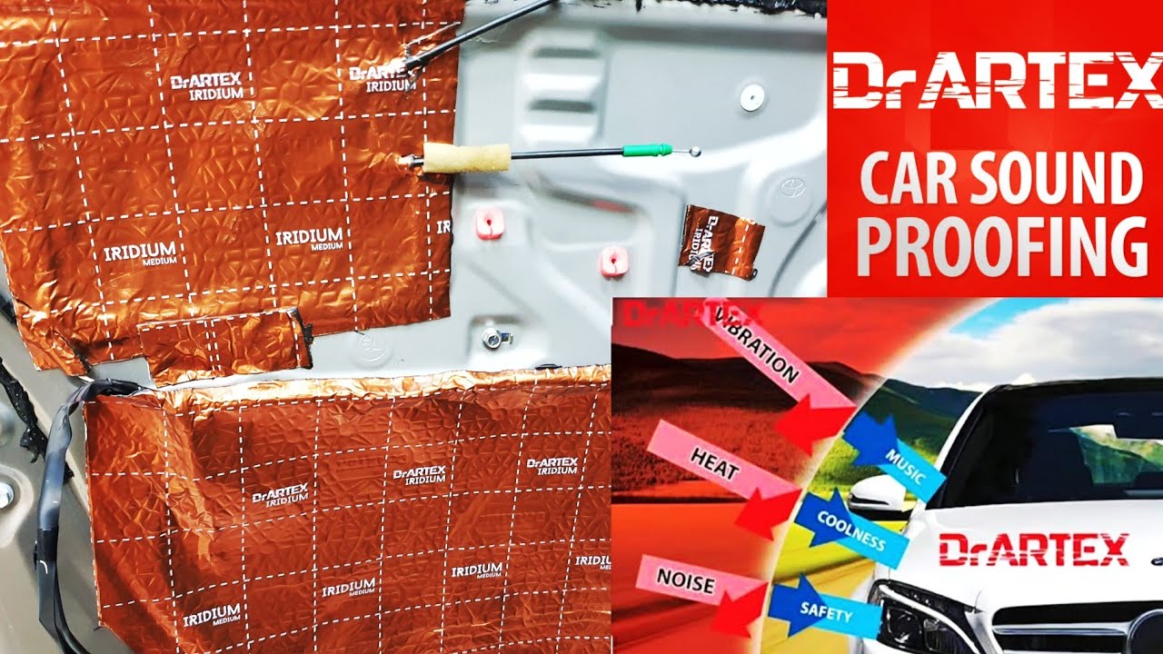 CAR SOUND PROFFING how to install car damping  dr artex made in RUSSIA 🇷🇺