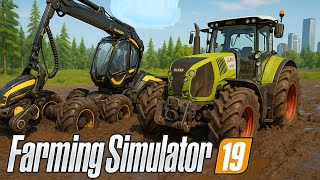 FARMING SIMULATOR 2019 | CLAAS AND PONSSE | EGV 80 AHK FORESTRY WINCH | #modhub  | #fs19 #fs22 #fs25