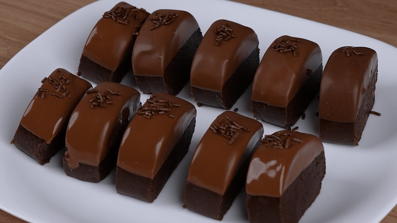 No sobra nada cuando preparo este postre de chocolate, es muy fácil.