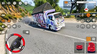 Truk Oleng Canter Wahyu Abadi 02 Libas Tanjakan Maut | Mod Bus Simulator Indonesia screenshot 2