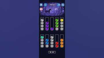 game Ball sort puzzle level 26 complete #levelup #games #hardpuzzle