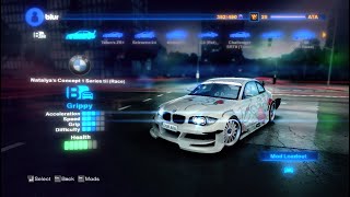 Blur cars racing game (BMW concept 1 series tii)