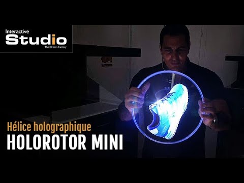 HoloRotor Pro : Projecteur d'hologramme 3D flottants - Hélice holographique