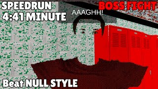 Speedrun Beat Bossfight | Baldi's Basics Classic Remastered - Null Style [Official]