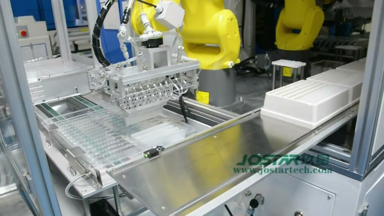 pipette tips automation system  massive production with high efficiency, with protection