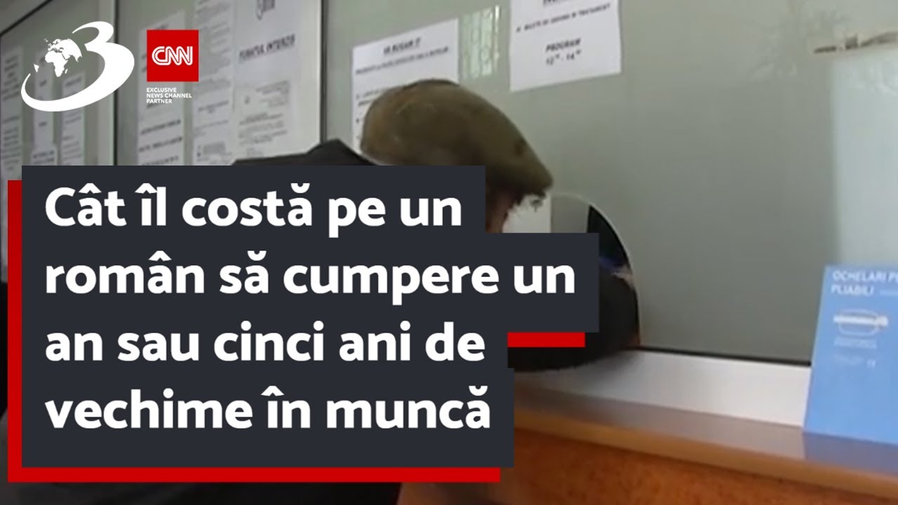Cât îl costă pe un român să cumpere un an sau cinci ani de vechime în muncă