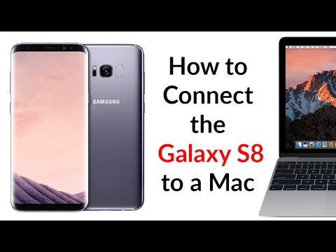 How To Connect The Galaxy S8 To a Macbook or iMac - YouTube Tech Guy