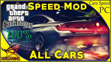 How to increase Cars Speed in GTA San Andreas PC || Hindi Urdu