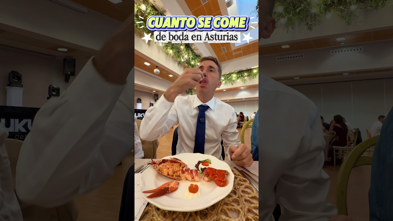 ¿Cuanto se come en una boda de Asturias? Aperitivo, comida, merienda y cena… 30 platos! #asturias