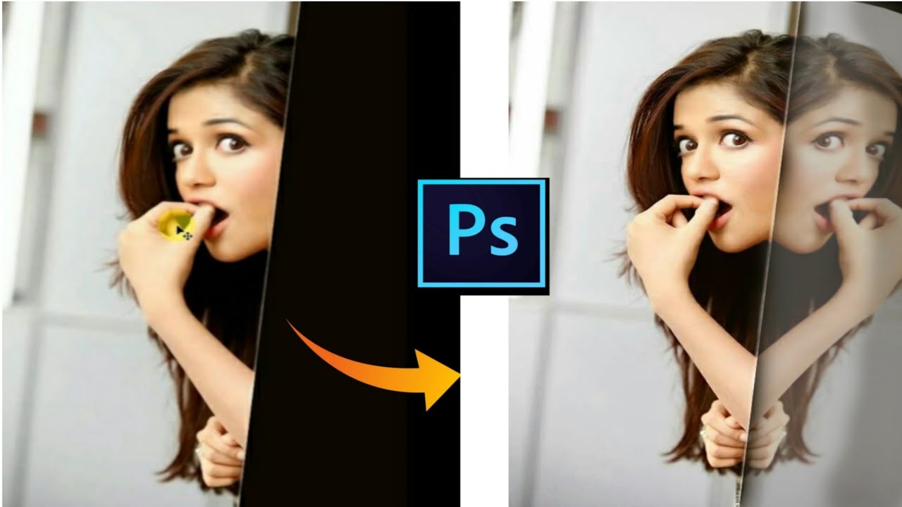 How To Make Mirror Effect In Photoshop Easy Photo Tutorial Youtube