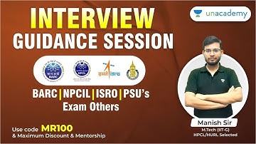 Interview Guidance Session | BARC | NPCIL | ISRO | PSU