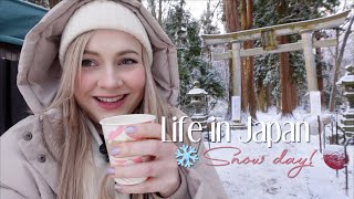 Day in my Life Japan ❄ SNOW DAY!!!
