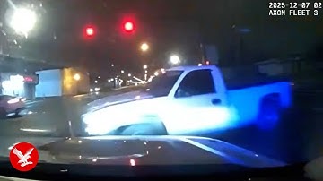 Cop had lights and sirens running during fatal crash, dashcam shows