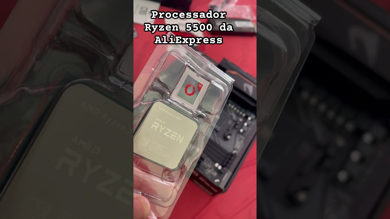PROCESSADOR RYZEN 5 5500 COMPREI NA ALIEXPRESS