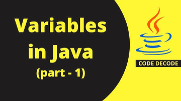 Variables in Java Part-1 || Java 8