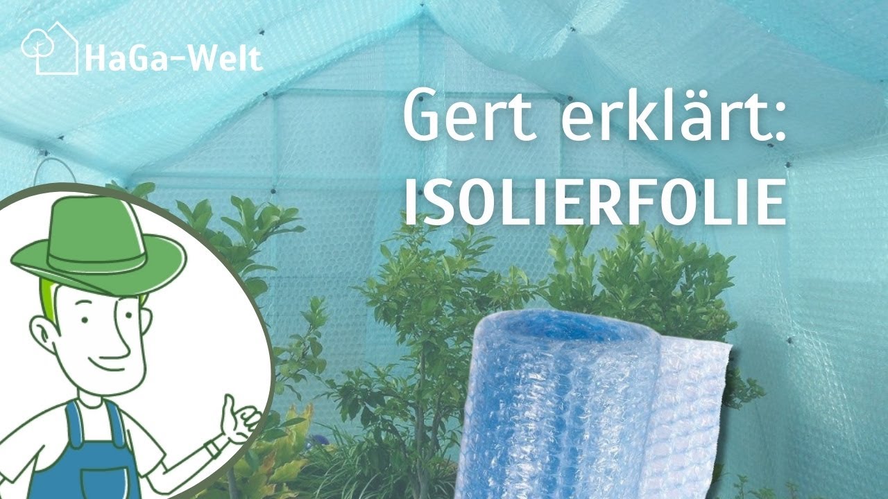 Gert erklärt Frostschutz, Pflanzenschutz mit Isolierfolie im