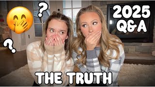 Download Lagu We’re FINALLY answering this .. 🤐🤭 2025 RECAP / Q\u0026A #trend #questions #funny #popular #rumors MP3