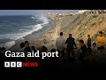 US to set up port on Gaza coast for aid delivery | BBC News