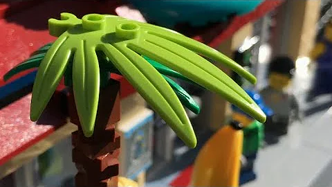 Modular LEGO Arcade, Diner, And Bowling Alley MOC