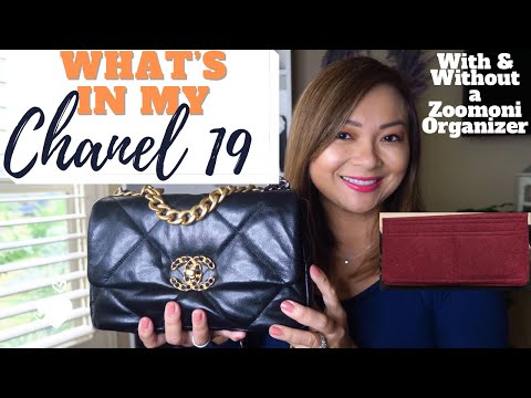 WHAT'S IN MY CHANEL 19 BAG + HOW I KEEP THE STRUCTURE OF THE BAG!! 