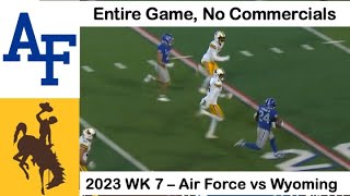 2023 - Air Force Falcons vs Wyoming Cowboys - No Commercials