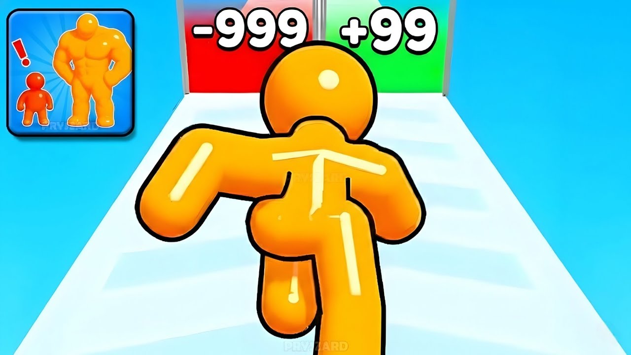 Tall Man Run - Gameplay Walkthrough Part 2 - Get Tall And Wide (iOS, Android)