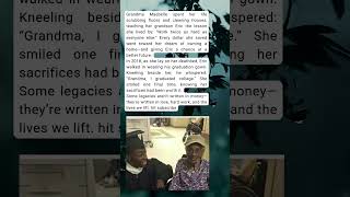 Grandmas Sacrifice, Erics Graduation A Legacy Of Love