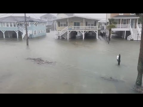 Hurricane ian brings storm surge, rain and wind to south carolina | abcnl