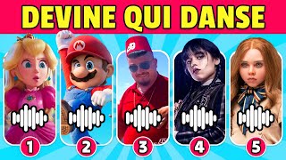 Devine qui DANSE...! Mario, Peach, Mercredi, M3GAN, Skibidi Dom Dom Yes Yes