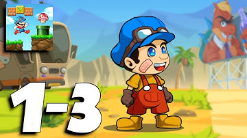Super Machino go Gameplay Stage 1-3 (Android,iOS)