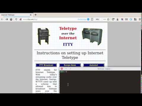 Decoding the ITTY Broadcasts at RTTY.com under Ubuntu Linux using minimodem.