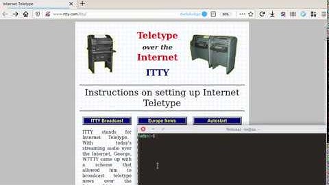 Decoding the ITTY Broadcasts at RTTY.com under Ubuntu Linux using minimodem.